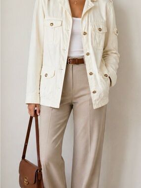 Lauren Ralph Lauren Twill Utility Safari Jacket Size 2XL